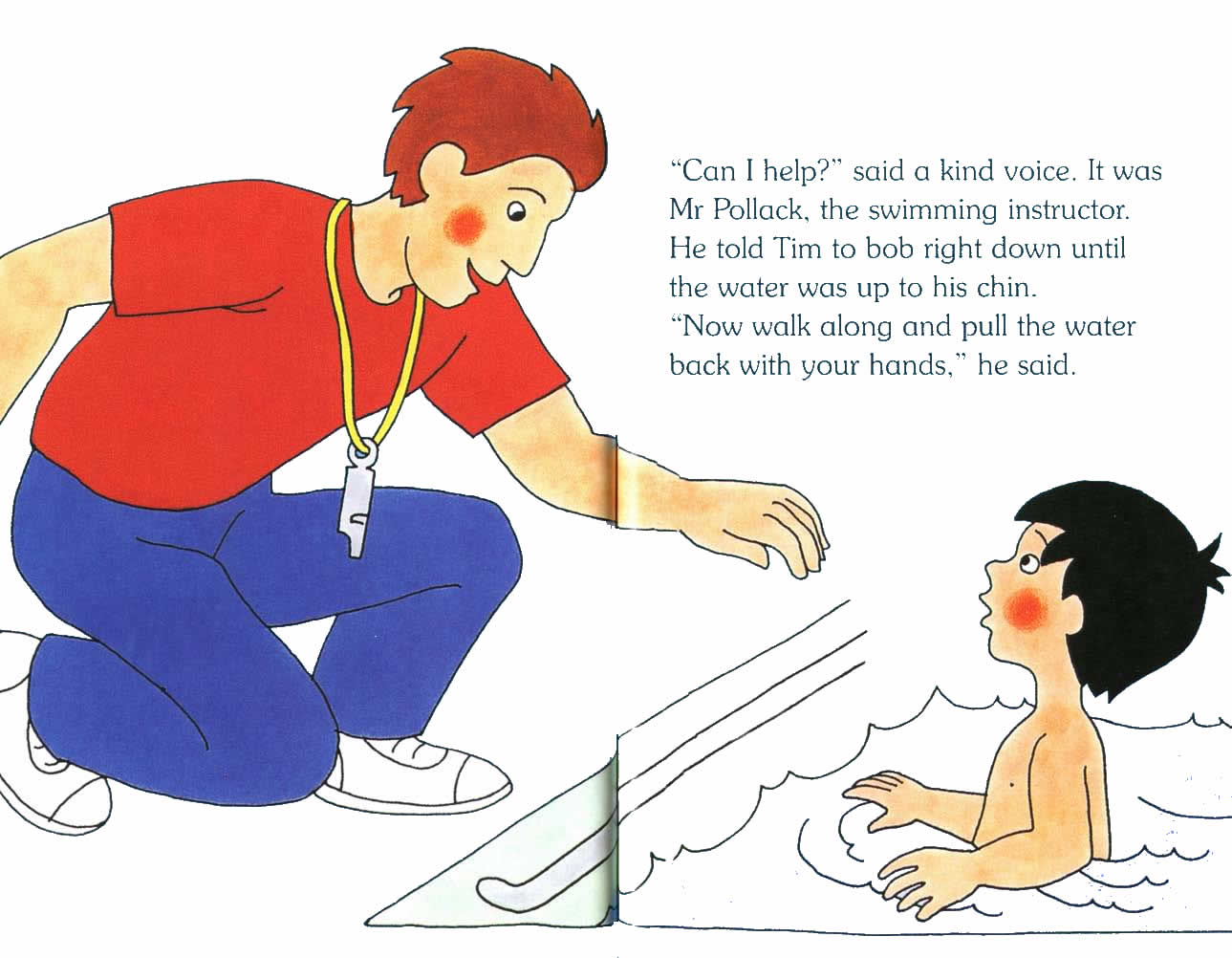 Ladybird - Topsy Tim Books - Learn To Swim (08),绘本,绘本故事,绘本阅读,故事书,童书,图画书,课外阅读